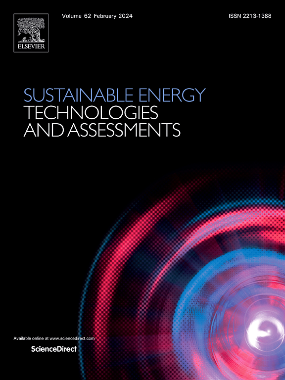 Go to journal home page - Sustainable Energy Technologies and Assessments